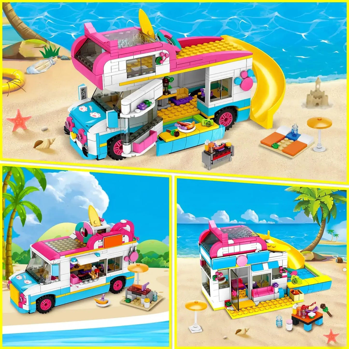 3-in-1 Camping Van Building Set