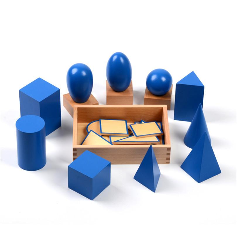 Boite de géométrie Montessori