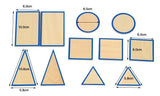 Boite de géométrie Montessori