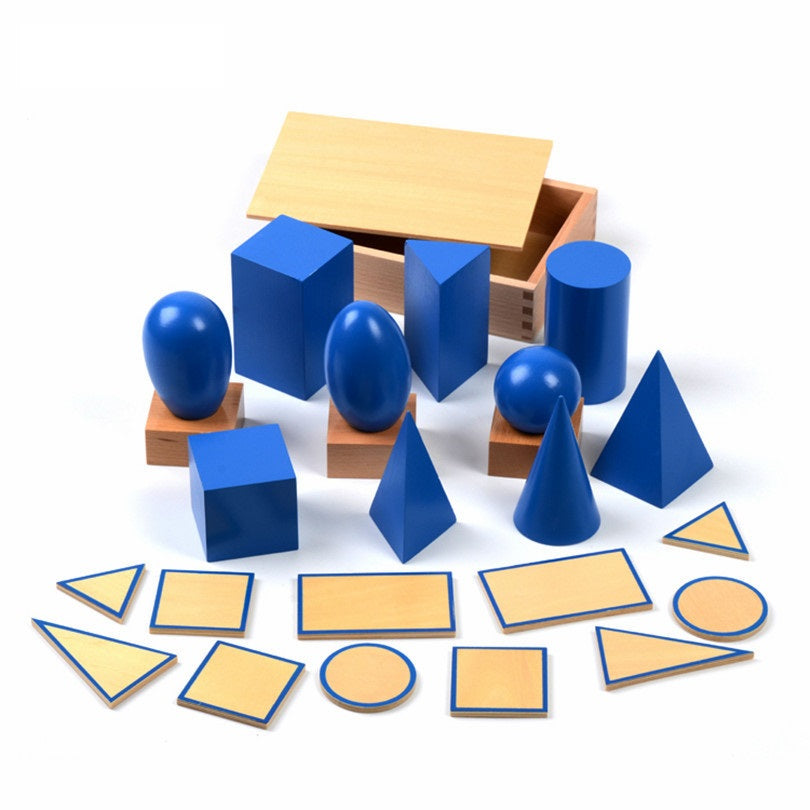 Boite de géométrie Montessori