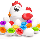 Oeufs Montessori de Tri Formes et Couleurs