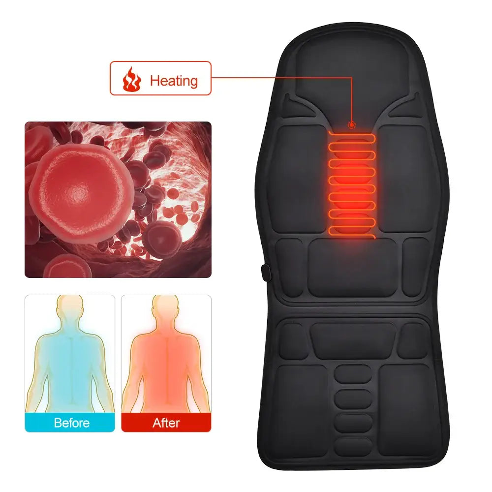 Multi-function heated massage seat