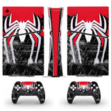 Skin PS5 Slim Digital Spiderman sur console et manettes PlayStation 5 Slim