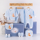 Set di Benvenuto in Puro Cotone per Neonato (Confezione Regalo 22 Pezzi)