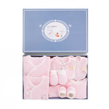 Set di Benvenuto in Puro Cotone per Neonato (Confezione Regalo 22 Pezzi)