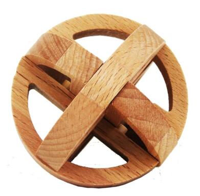 Casse-tête en Bois Sphère en Bois
