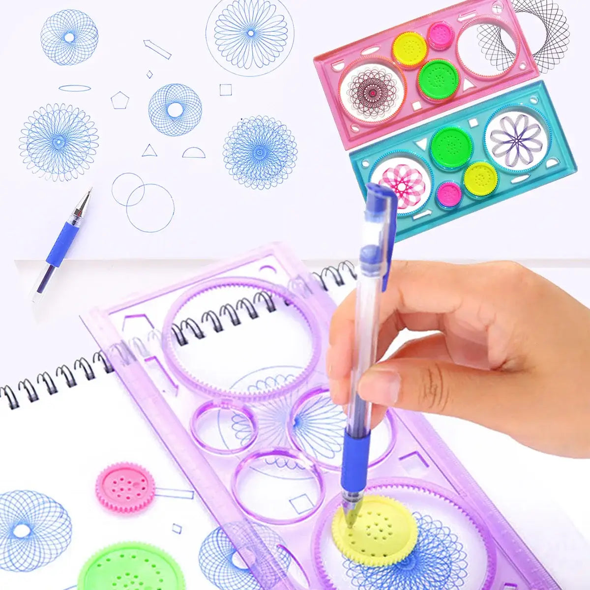 Spirograph Geometric drawing Child