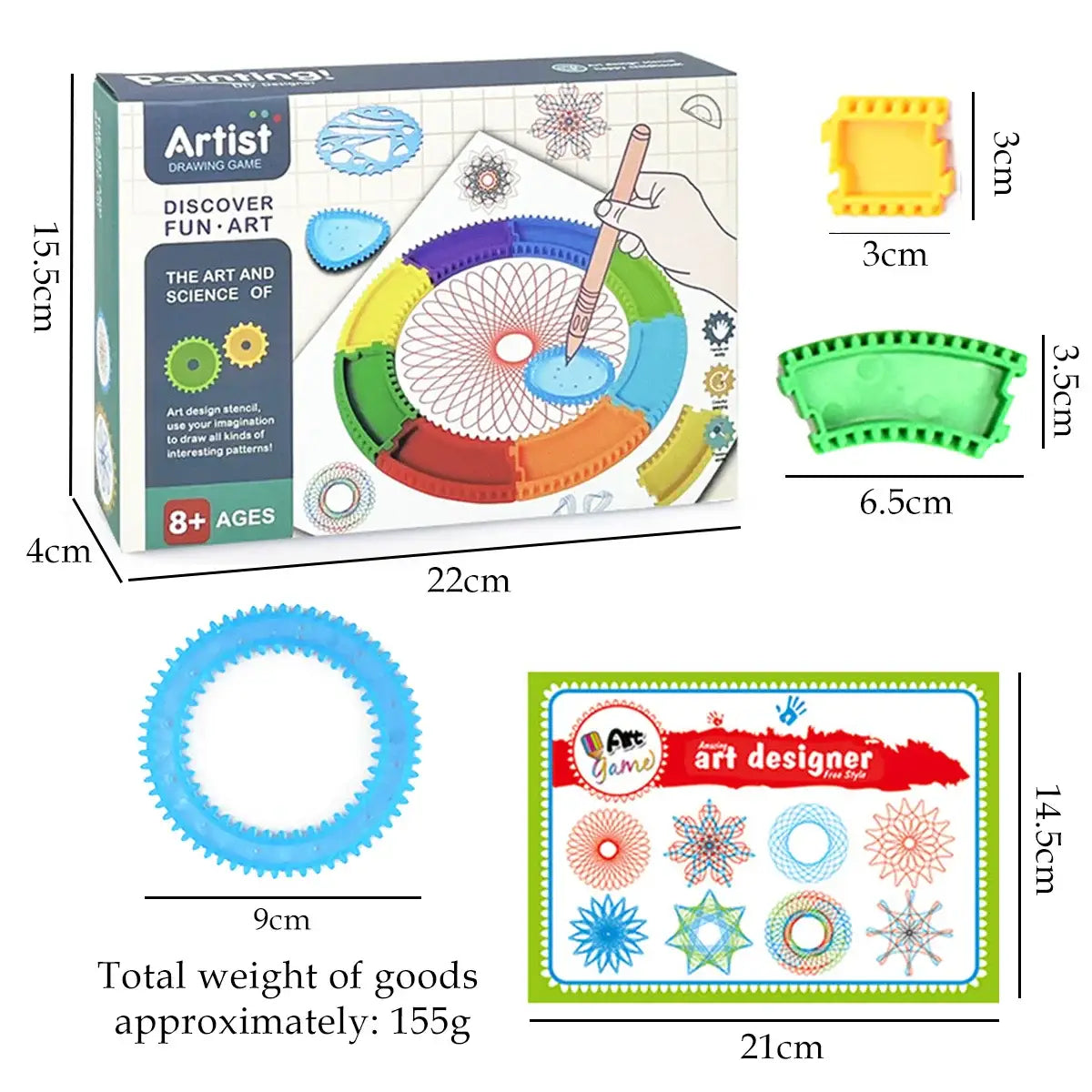 Spirograph Geometric drawing Child