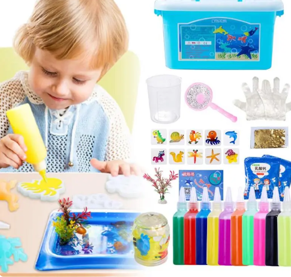 FunnyColors™ - 3D aquatic children's toy kit