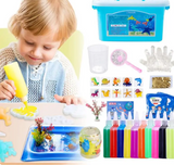 FunnyColors™ - 3D aquatic children's toy kit