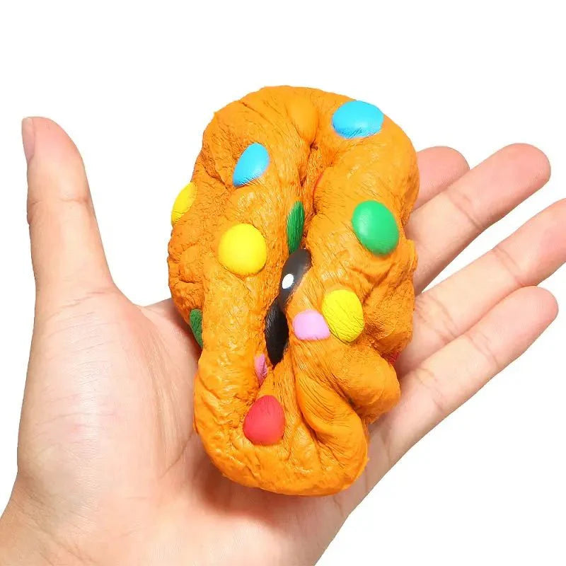 Squishy stress-relief cookie