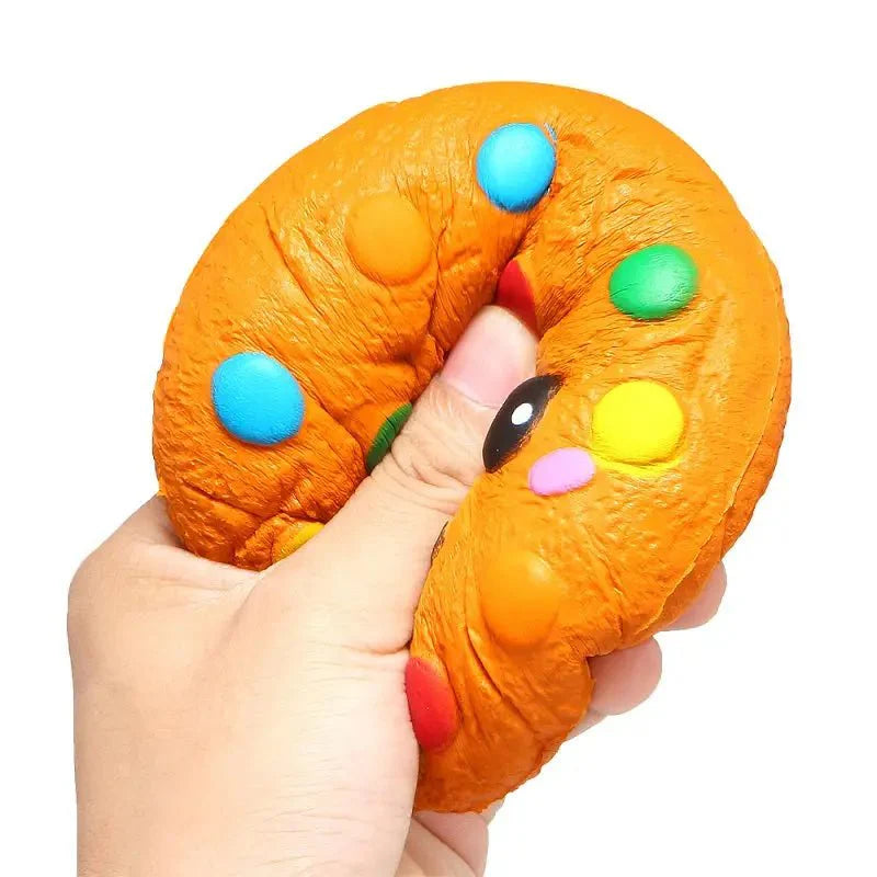 Squishy stress-relief cookie
