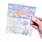 Squishy patte de chat fluorescent en silicone pastel pour déguisement carnaval en moules anti-stress en pack clair
