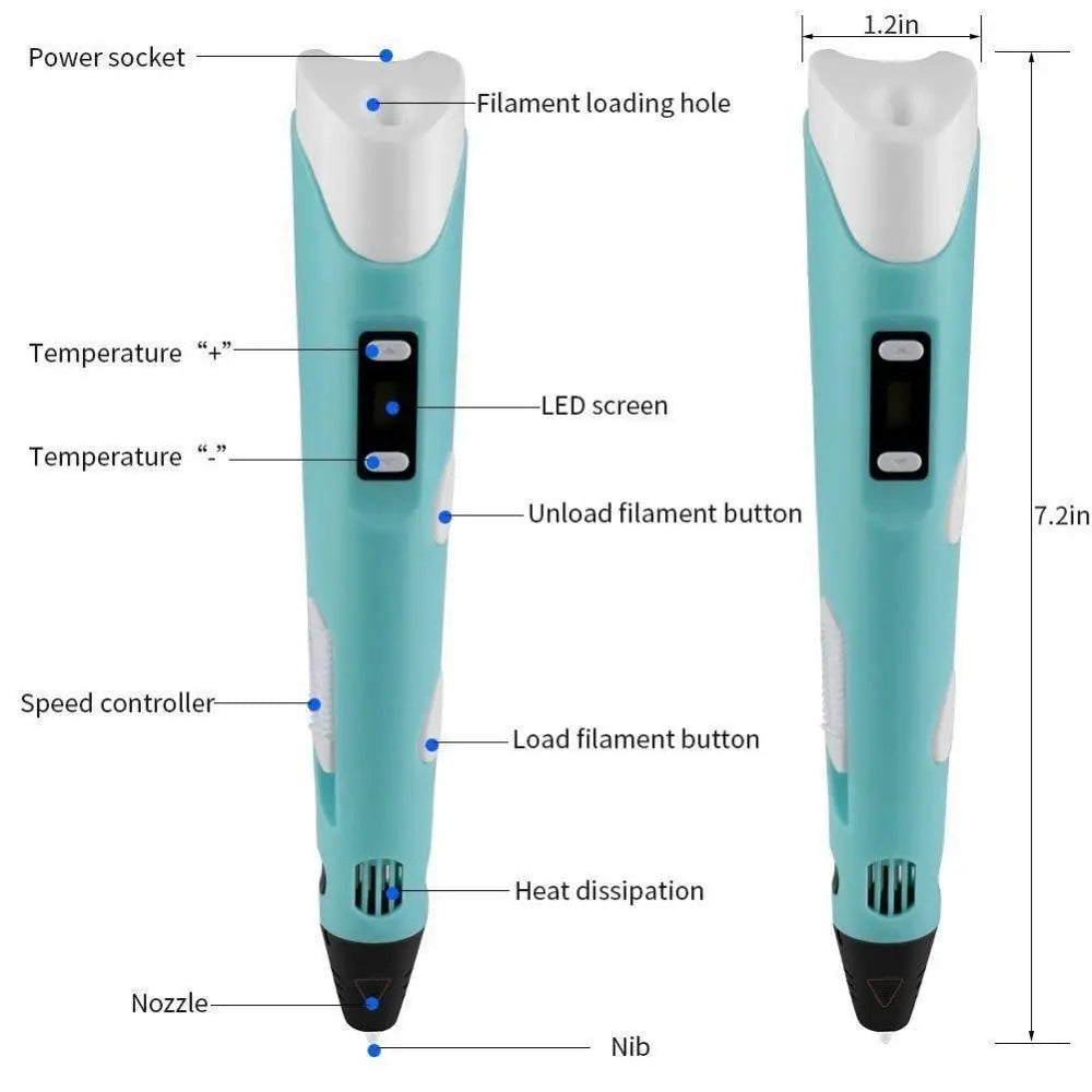 3D Printing Pen for Kids, 20 Colors