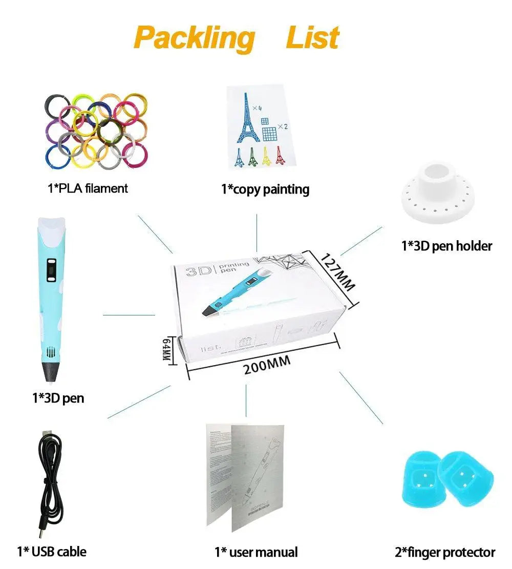 3D Printing Pen for Kids, 20 Colors