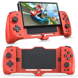 Support manette de jeu nintendo switch rouge avec boutons noirs accessoire essentiel aux caractéristiques innovantes pour jeu nintendo switch
