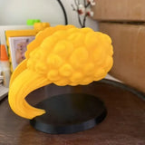 Support manette dragon ball z nuage magique jaune texturé en 3d sur base noire pour setup gaming