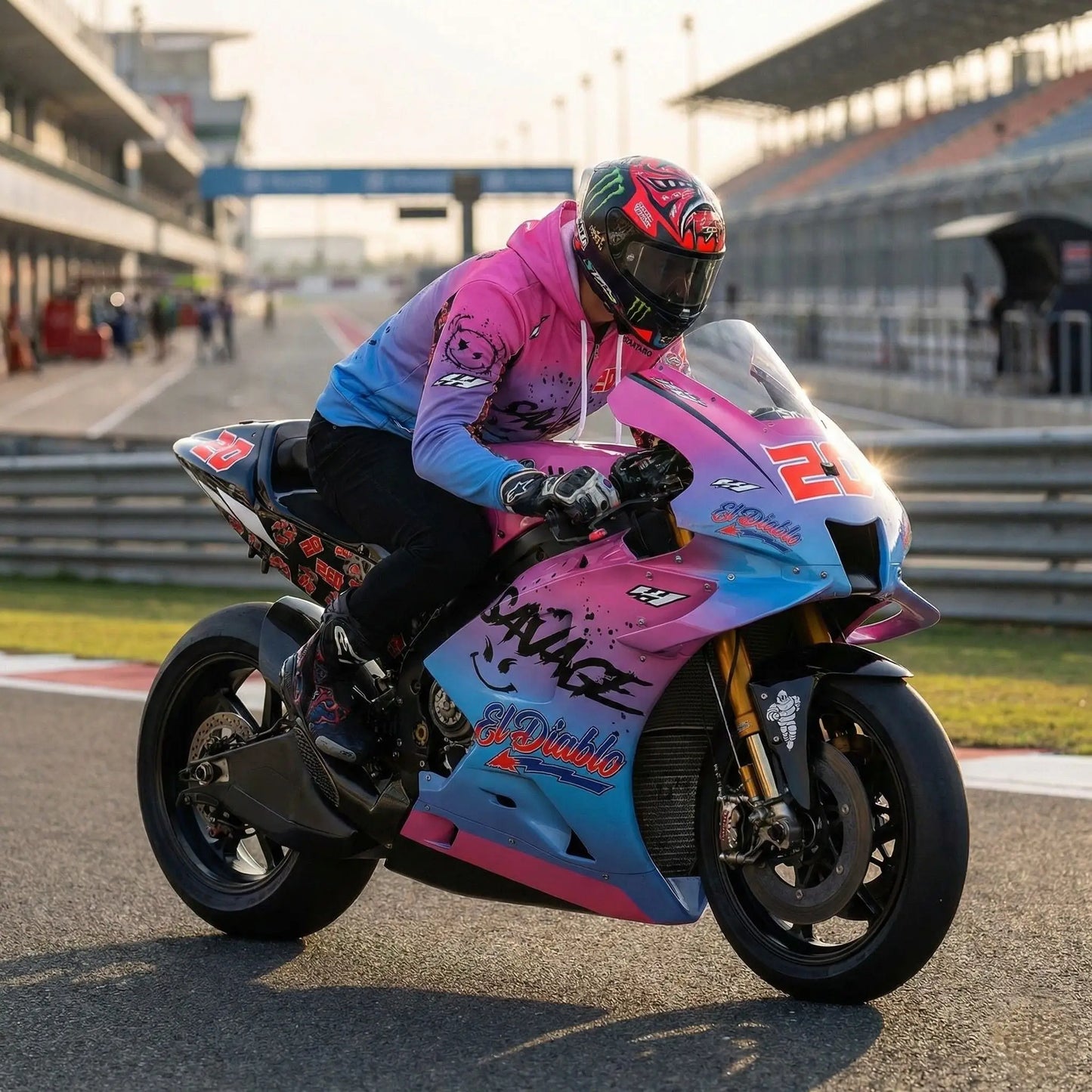 Motorcycle Racing Team Hoodie