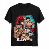 Anime T-shirt Ippo Vs Baki Boxing Gym