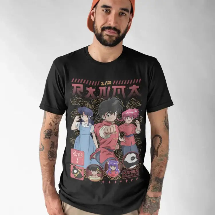 Ranma 1/2 Anime Cotton T-shirt