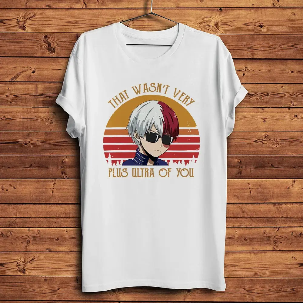 Anime T-shirt Shoto Todoroki Hero Academia