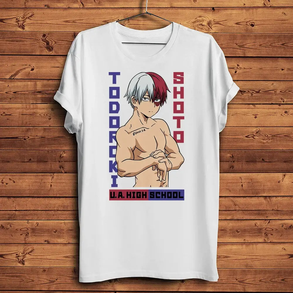 Anime T-shirt Shoto Todoroki Hero Academia