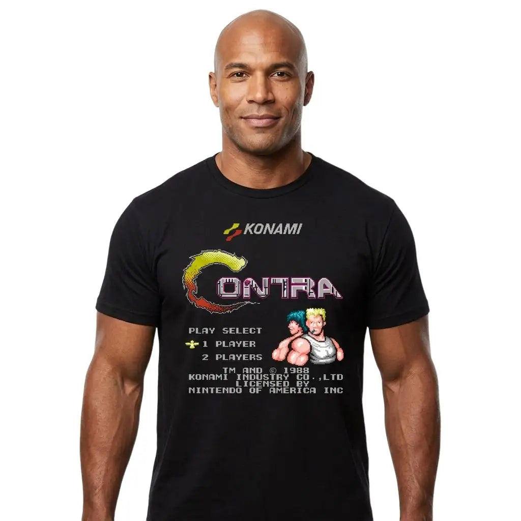 T-shirt Contra Konami Gaming