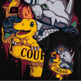 Anime Digimon Courage Cotton T-Shirt