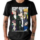 Anime Windbreaker Cotton T-shirt