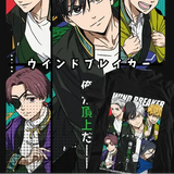 Anime Windbreaker Cotton T-shirt