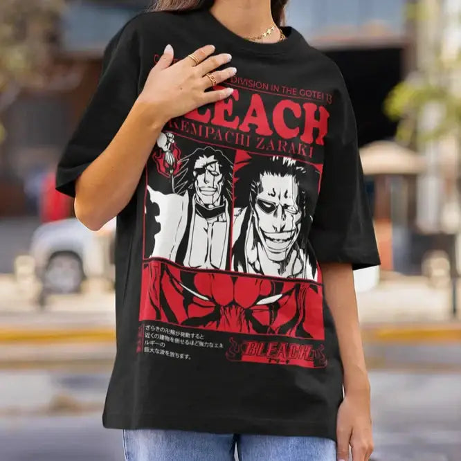 T-Shirt Cotton Bleach Kenpachi Zaraki
