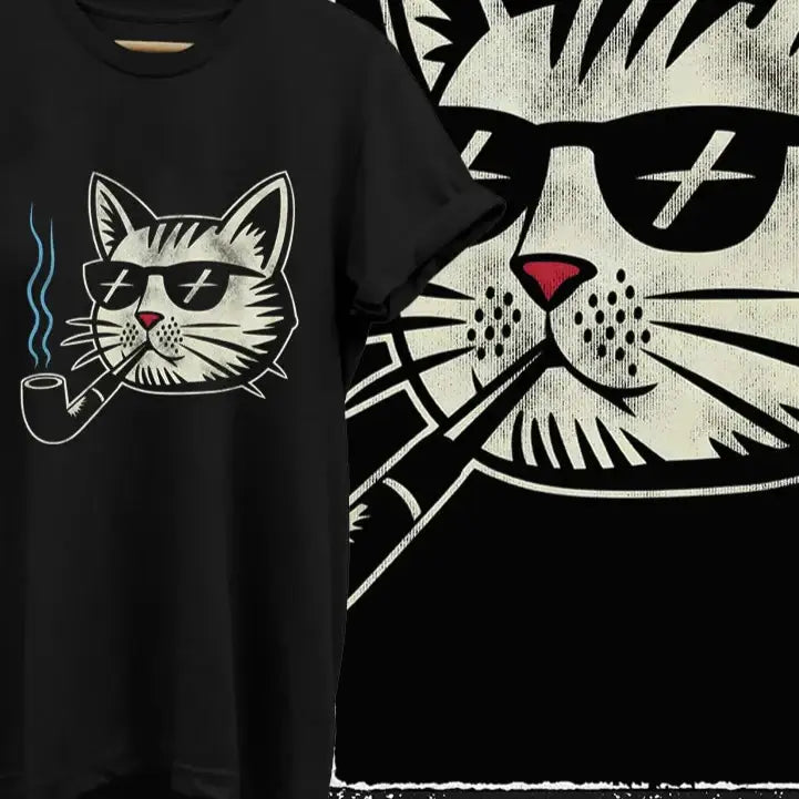 Maigret Cat Cotton T-Shirt