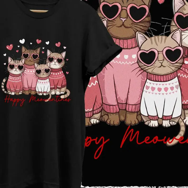 Family Cats Cotton T-Shirt