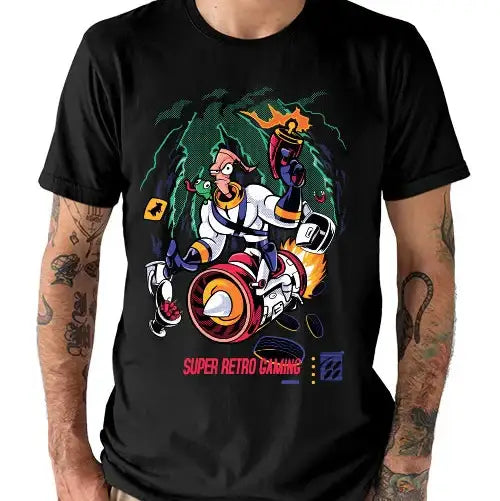 Earthworm Jim Video Game Cotton T-Shirt