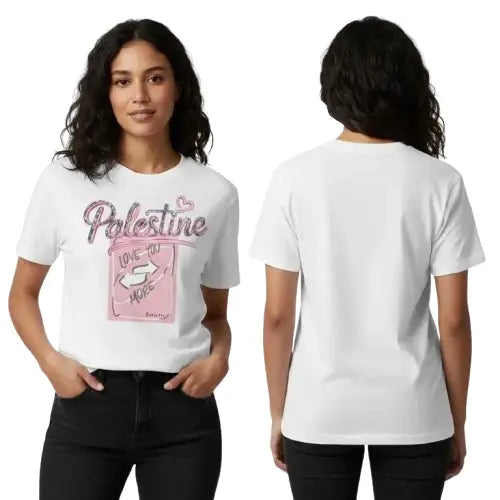 Cotton T-shirt Love Palestine