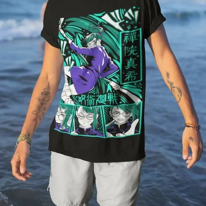 T-Shirt Cotton Maki Zenin Jujutsu Kaisen