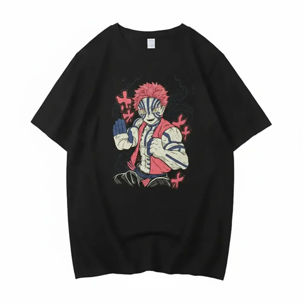 Demon Slayer Akaza Kimetsu no Yaiba T-shirt
