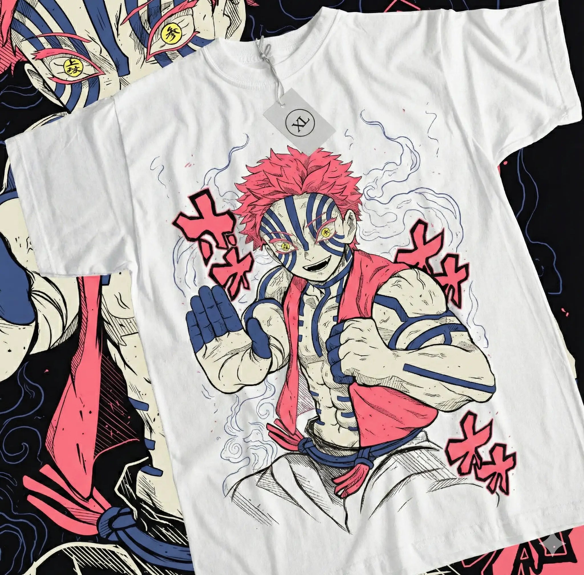 Demon Slayer Akaza Kimetsu no Yaiba T-shirt
