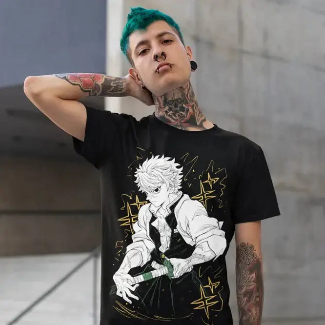 Demon Slayer Sanemi Shinazugawa T-shirt