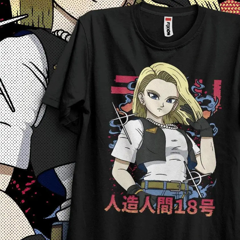 Dragon Ball Android 18 T-shirt