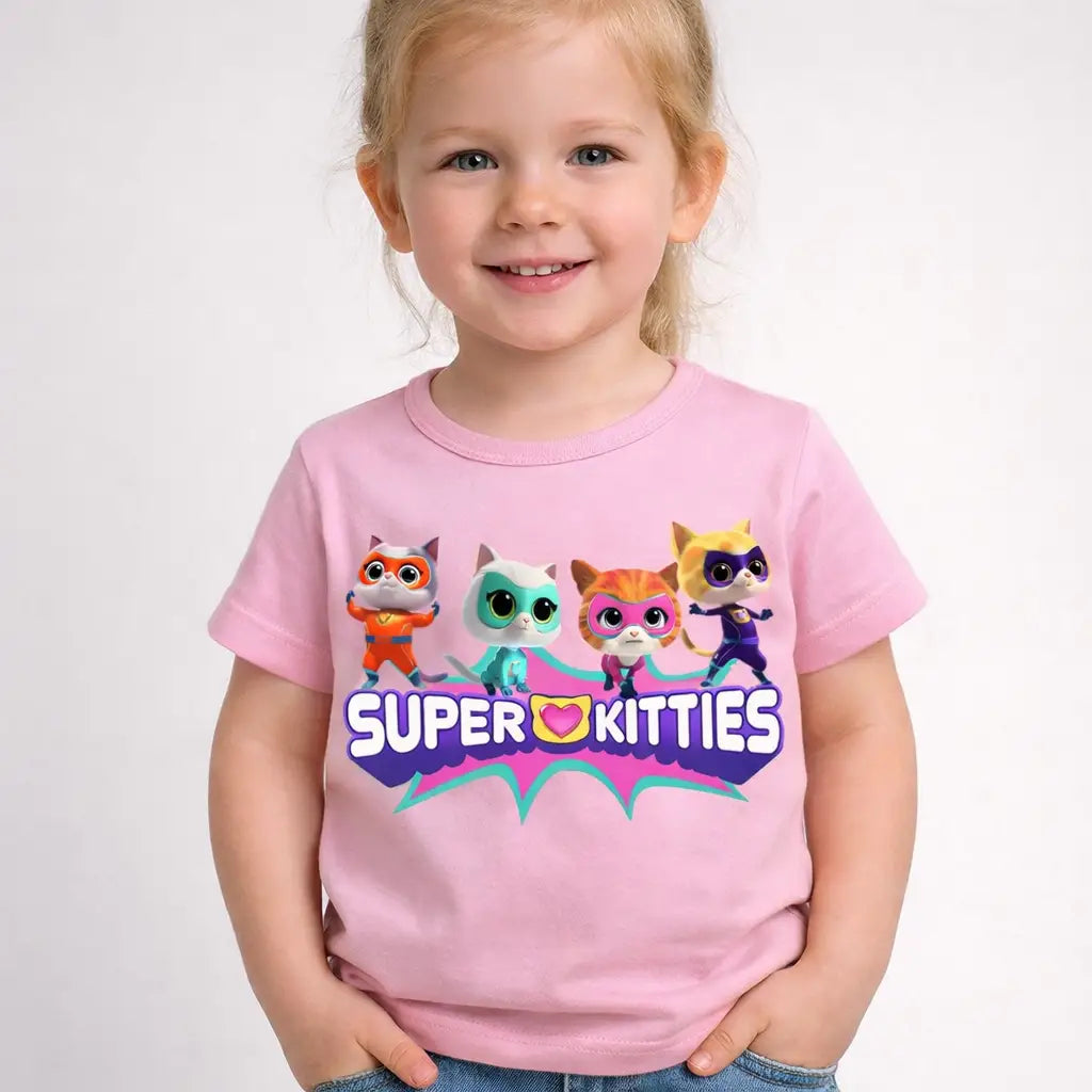 Super Kitties Summer Kids' T-Shirt