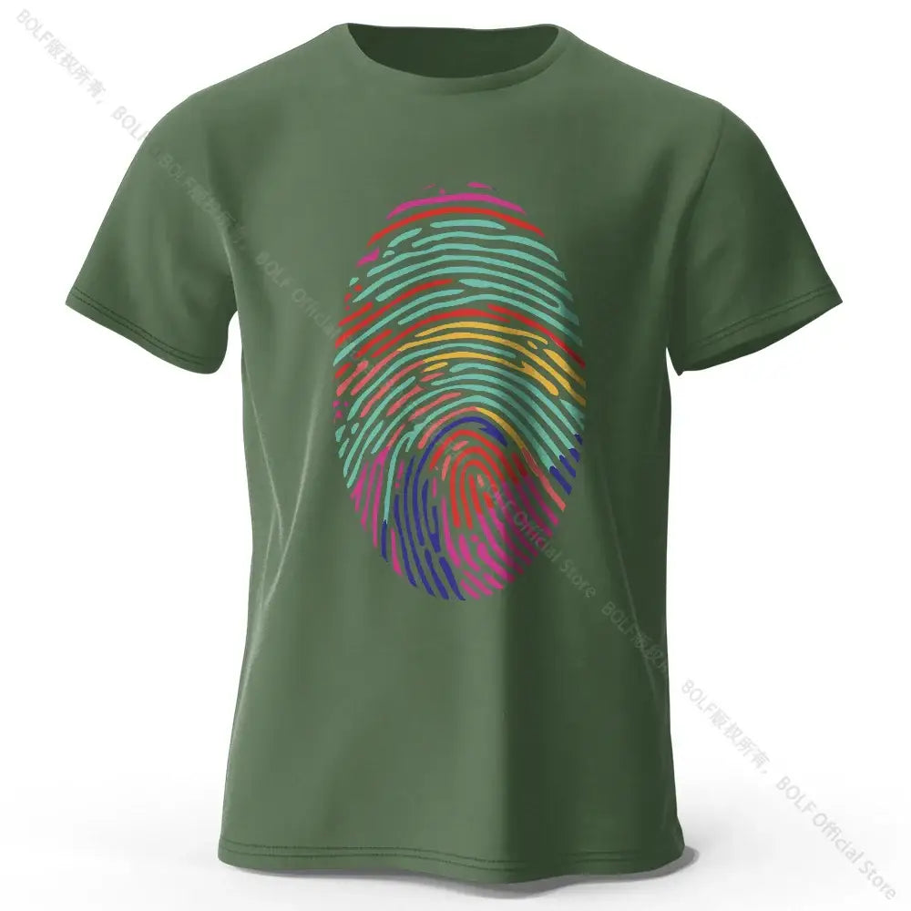 Men's T-shirt Fingerprint