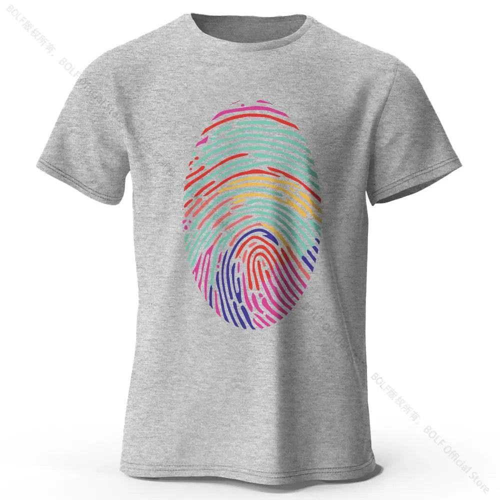 Men's T-shirt Fingerprint