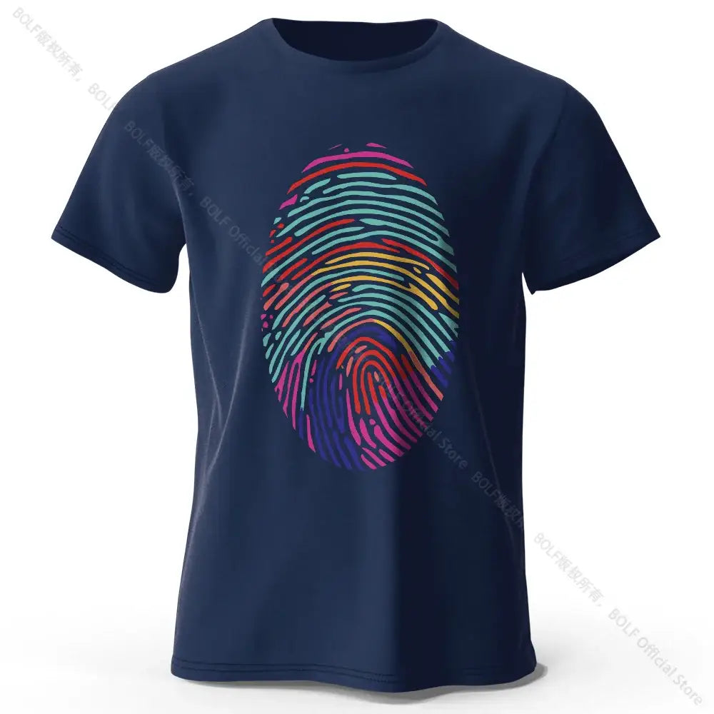 Men's T-shirt Fingerprint
