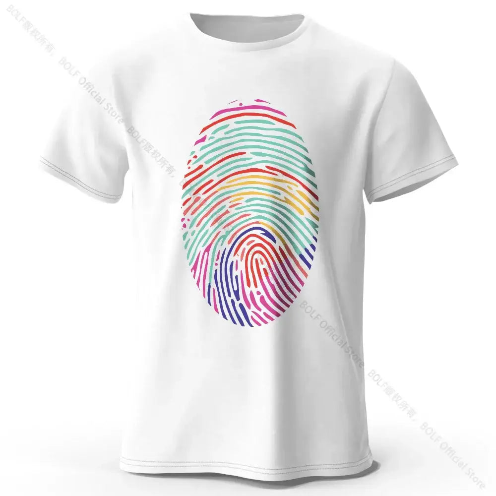 Men's T-shirt Fingerprint
