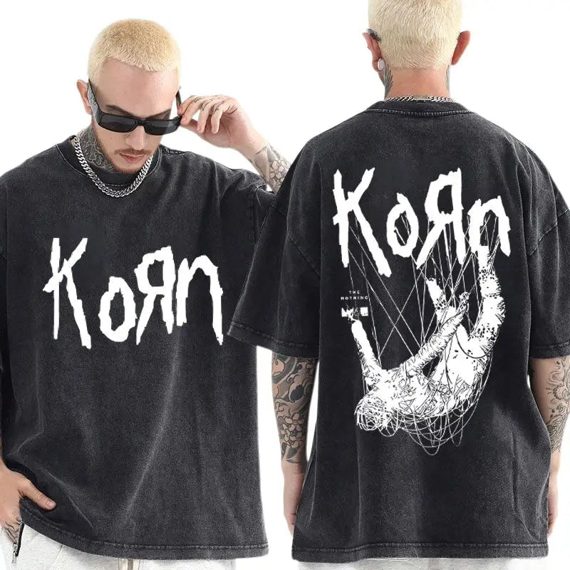 Men's Rock Band Korn T-shirt