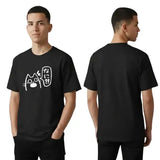 Unisex Anime Cat Drink T-Shirt