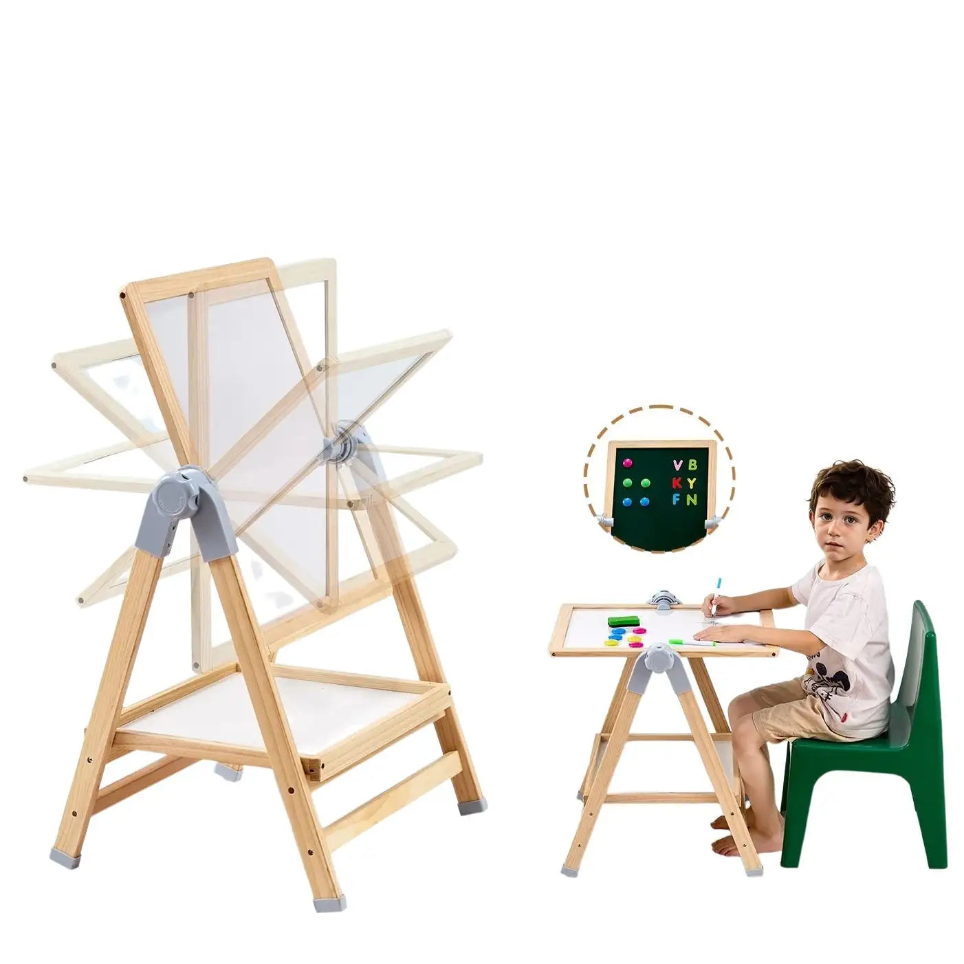 Magnetic Drawing Board on Stand