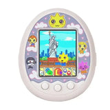 Tamagotchi electronique jouet blanc en forme dœuf avec écran et décorations cartoon pour compagnon virtuel ultime