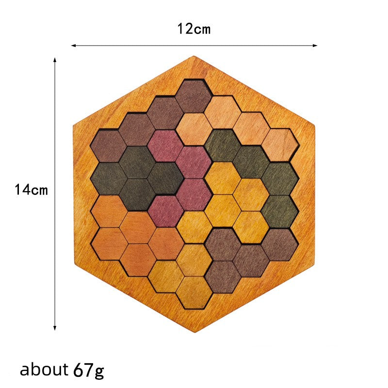 Casse-tête en bois : collection tangrams géométrie